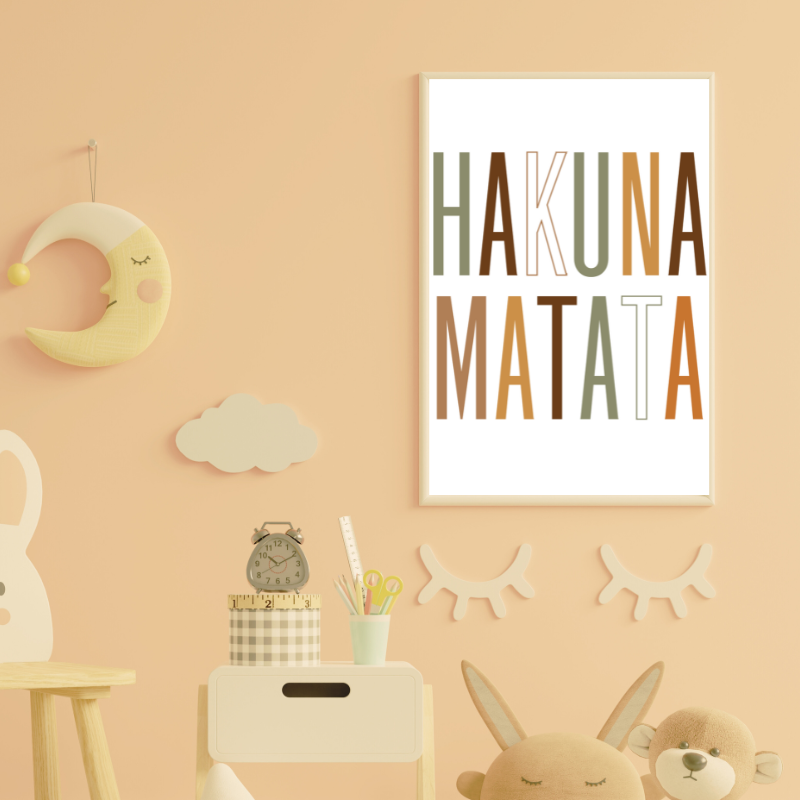 Affiche - Hakuna matata