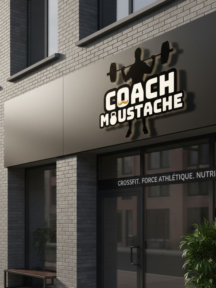 Logo - Coach moustache